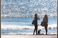 (26) 202601 作品展： 中野正一 (写真) 浜辺にて  (藤沢市・辻堂海岸)