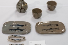 (34) 202601 作品展： 金田泰明 (陶芸) 酒器一式