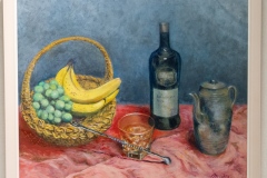 (12) 202601 作品展： 小川道雄 (油彩) ウイスキー